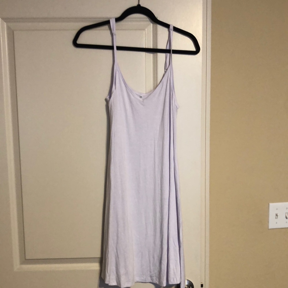 Plain white sun dress